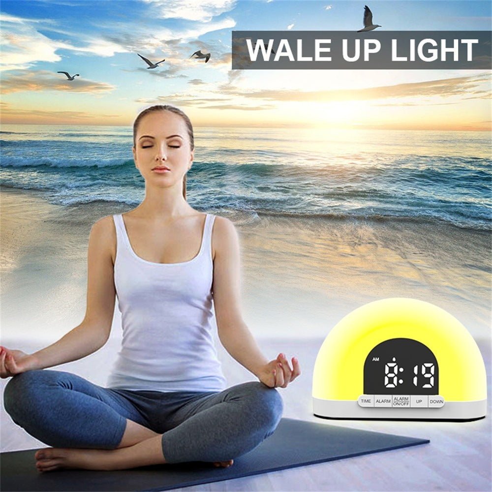 Simulated Electronic Alarm Clock Lamp
